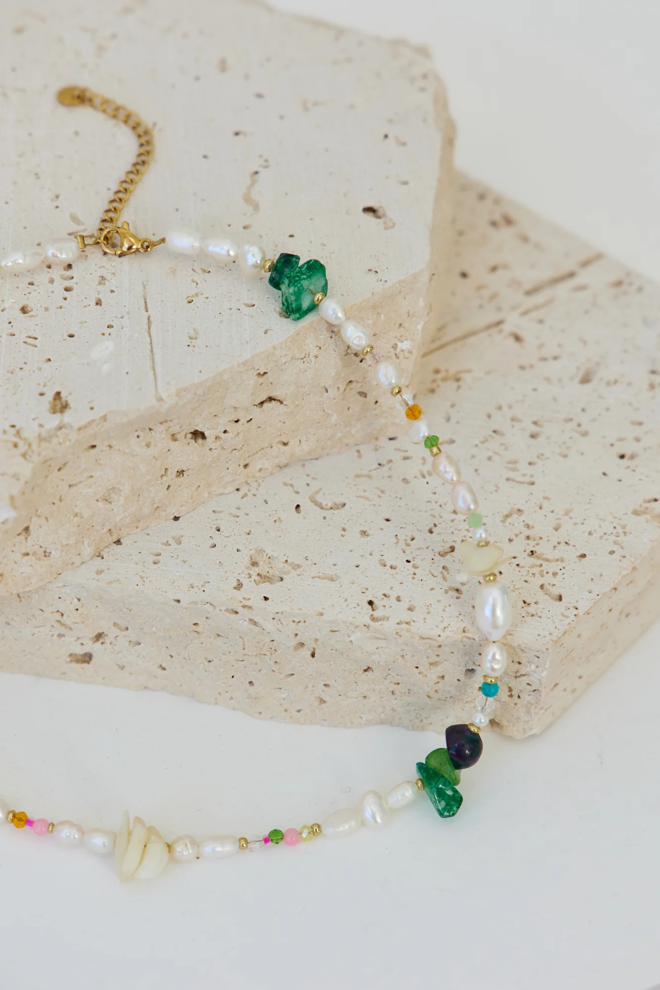 18k Gold Plated Beach Trinkets Necklace - Image 2