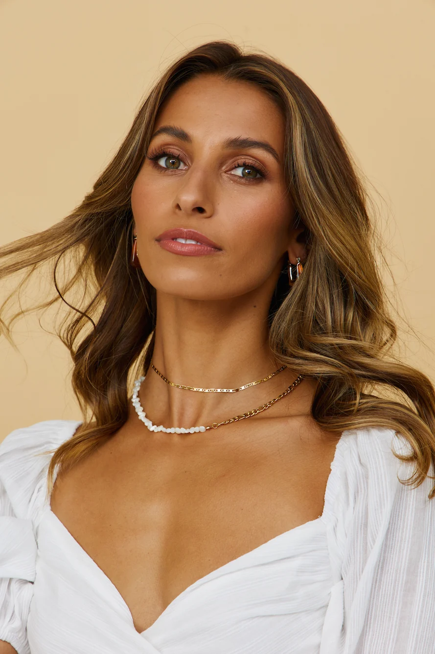 18k Gold Plated Everyday Love Necklace Gold - Image 3
