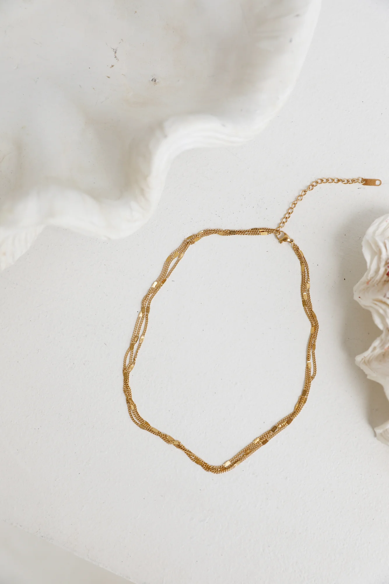 18k Gold Plated Limitless Skies Necklace Gold - Image 6
