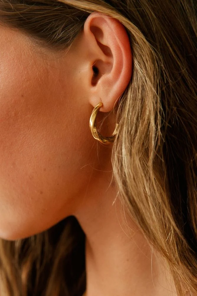 18k Gold Plated Mithriel Earrings Gold - Image 5