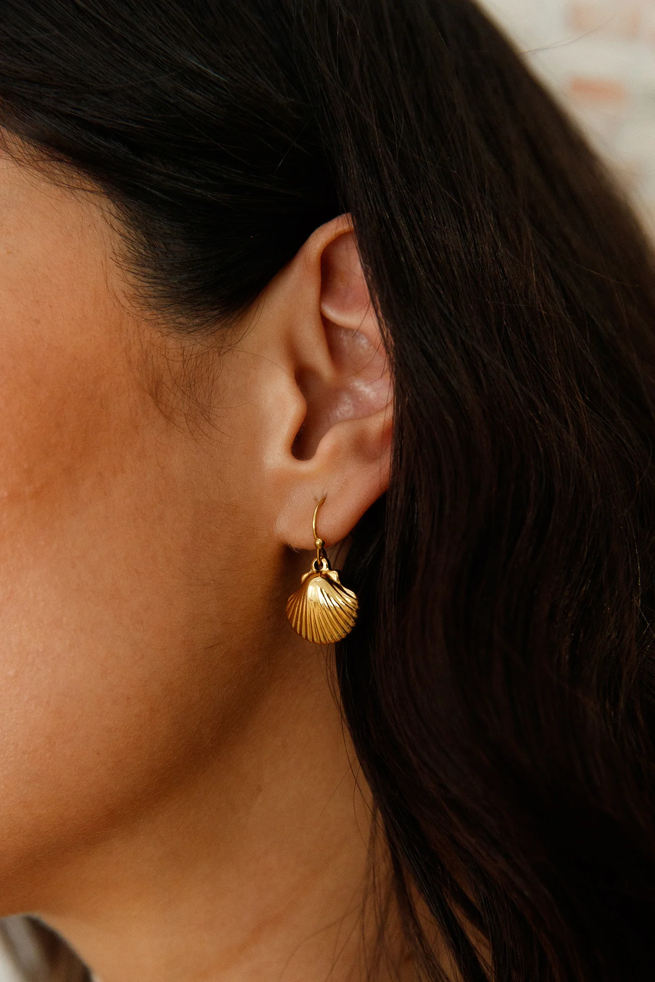 18K Gold Plated Vacation Gold Earrings Gold - Image 6