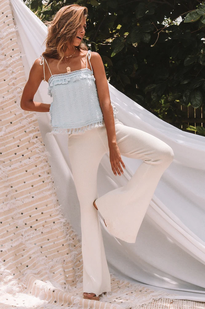 Acanto Crop Top Blue Steel - Image 2