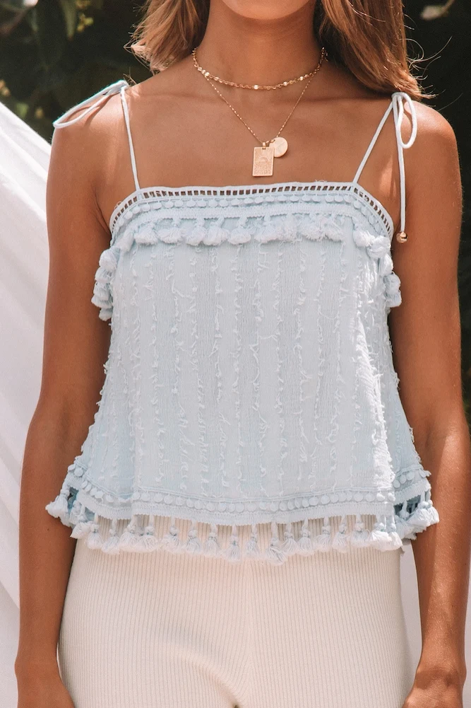 Acanto Crop Top Blue Steel - Image 7