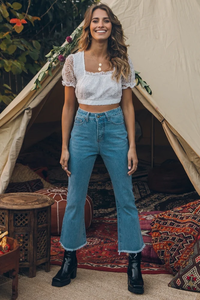 Albatross Crop Top White - Image 4