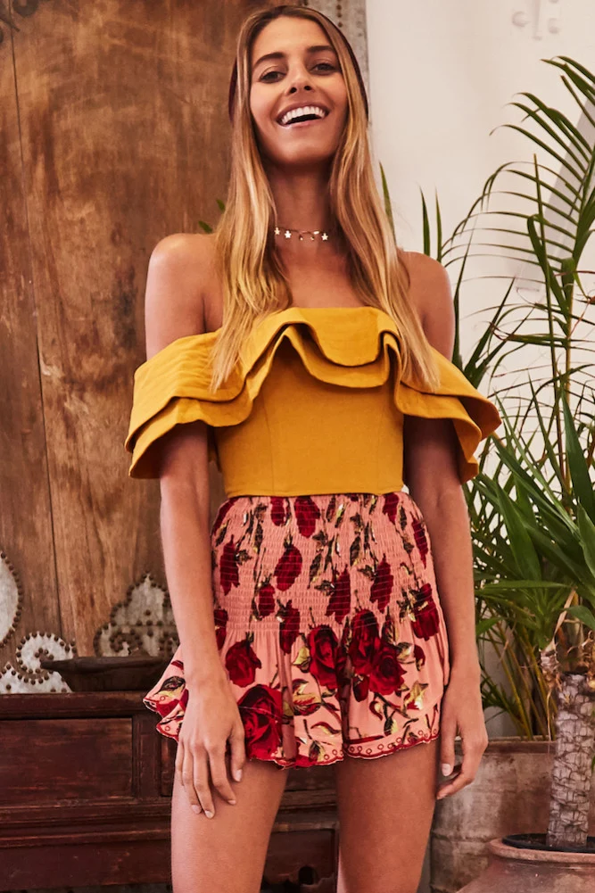 Algarve Crop Top Mango - Image 4