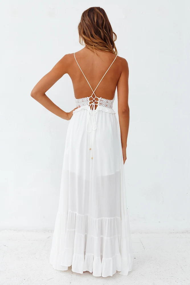 All My Love Maxi Dress White - Image 6