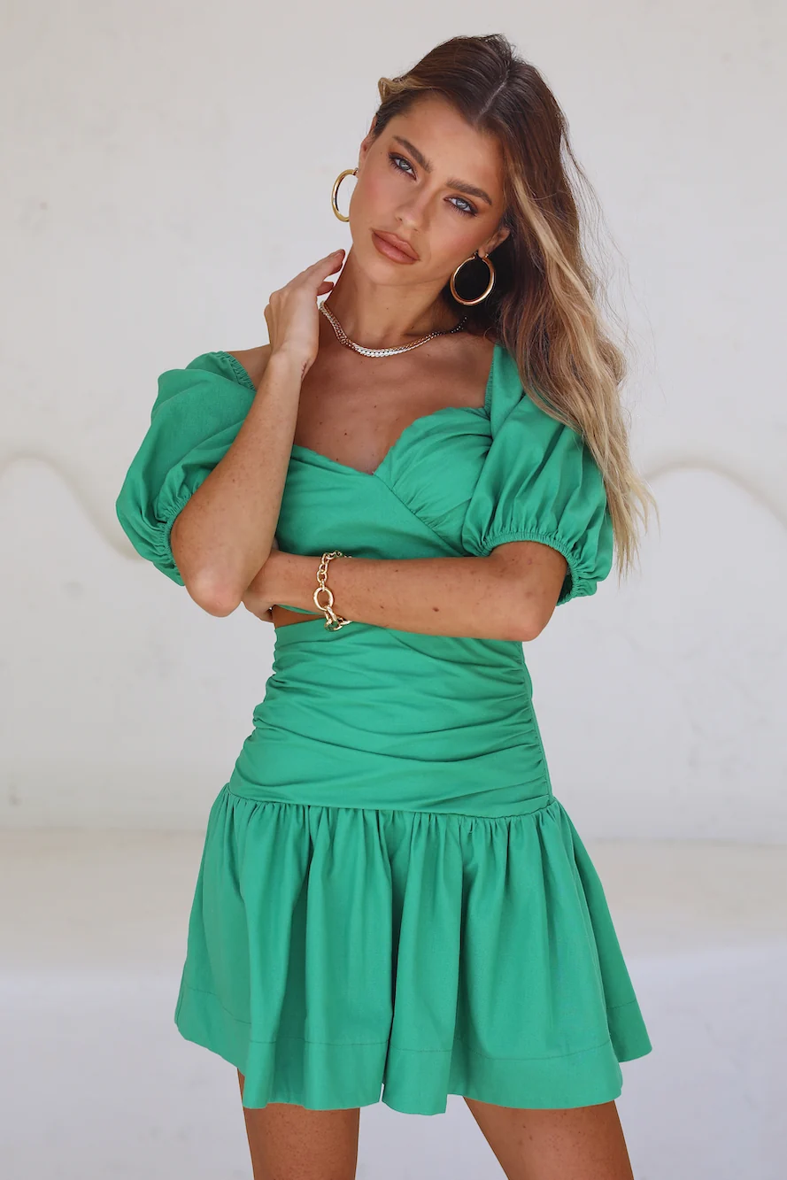 Always Dreaming Dress Green - Image 5