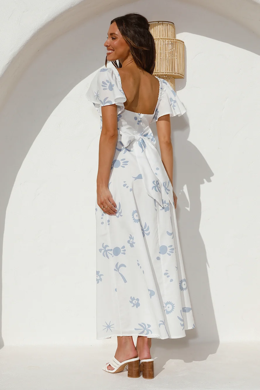 Angel Baby Maxi Dress Blue - Image 3