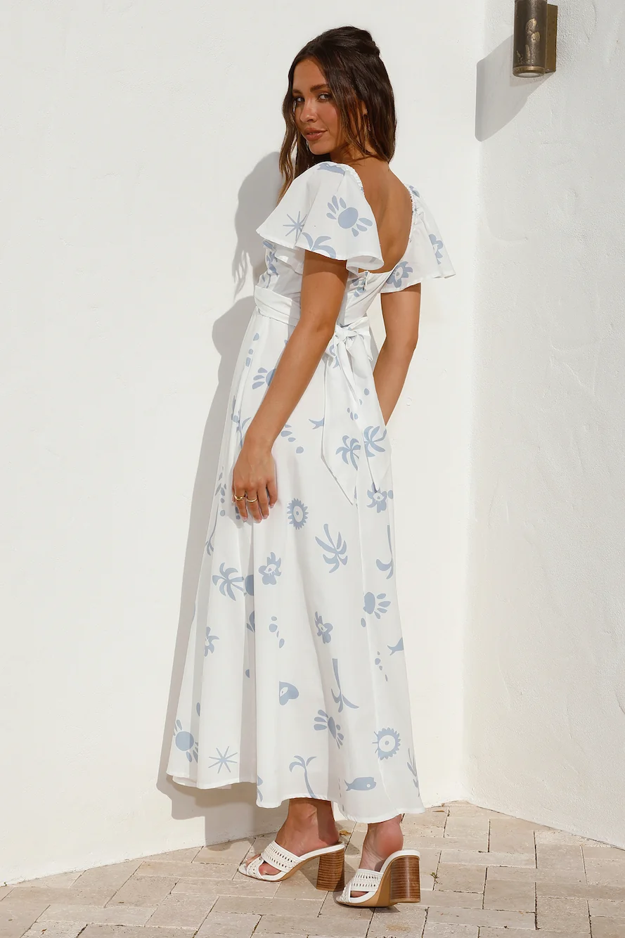 Angel Baby Maxi Dress Blue - Image 7