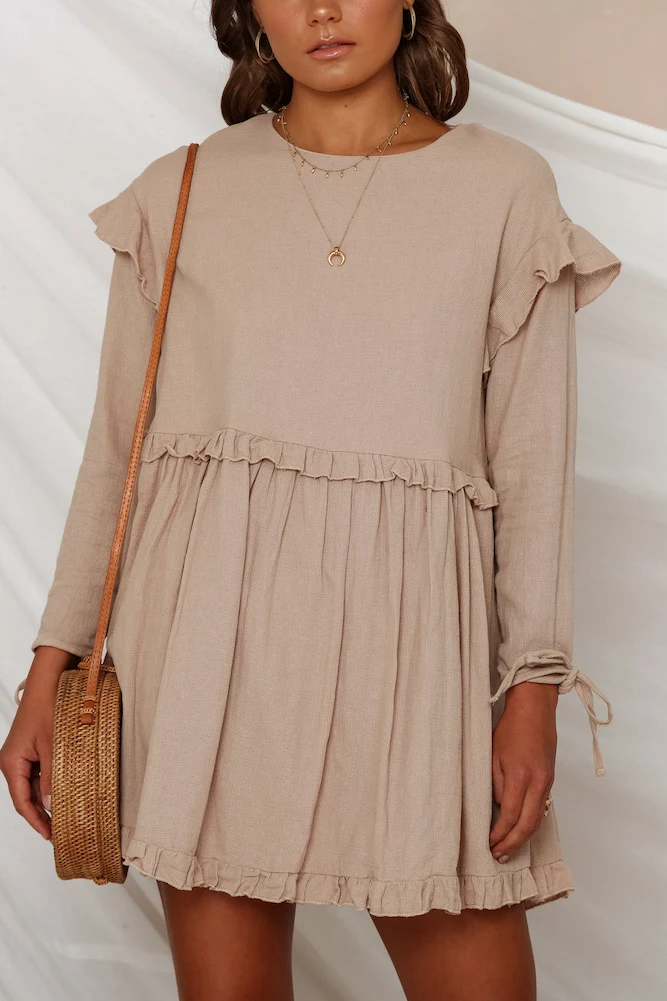 Angel Wings Dress Mocha - Image 6