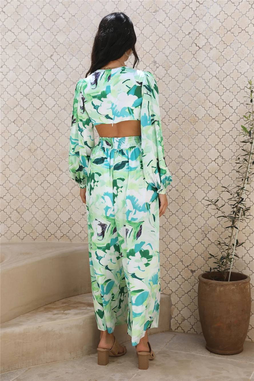 Another Life Jumpsuit Green - Image 5