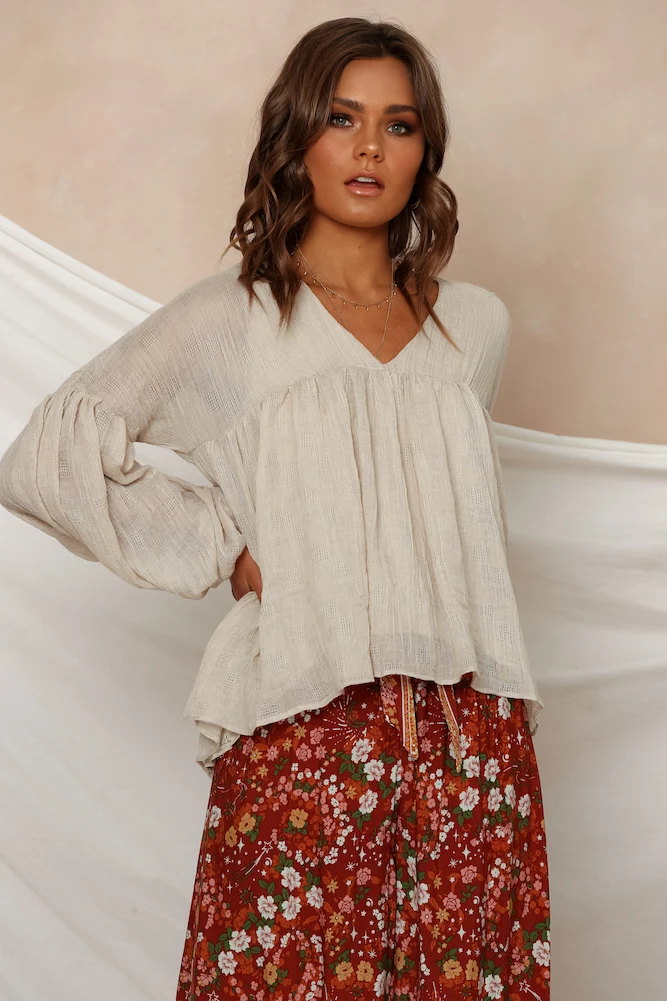 Ashmount Top Beige - Image 4