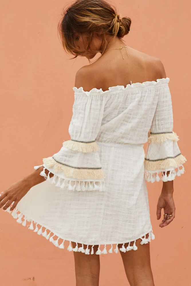 Awake My Soul Dress White - Image 8