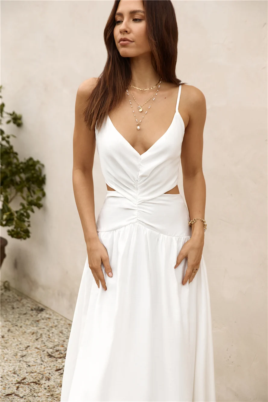 Azure Horizon Maxi Dress White - Image 8