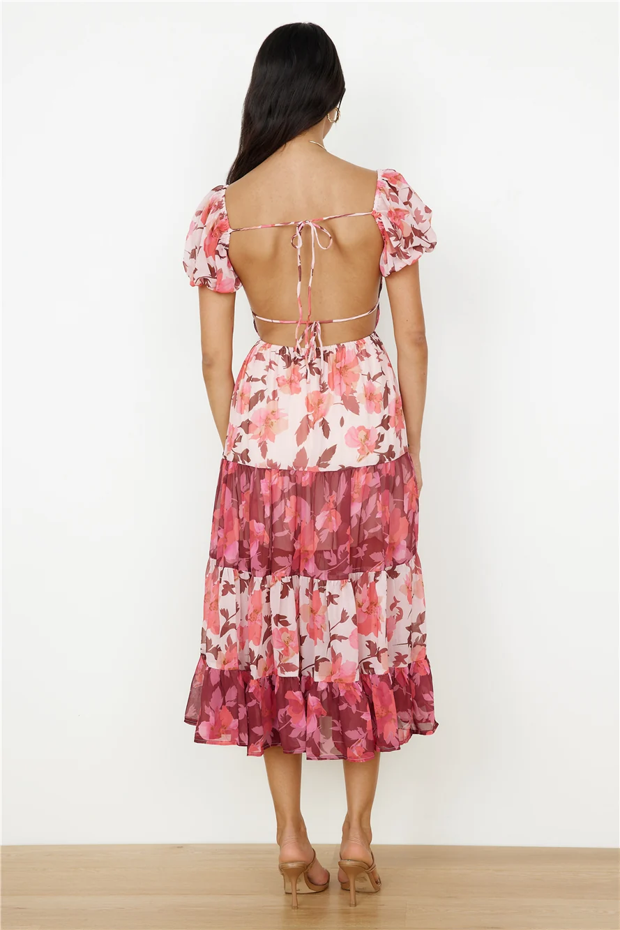 Baby Blooms Maxi Dress Pink - Image 6