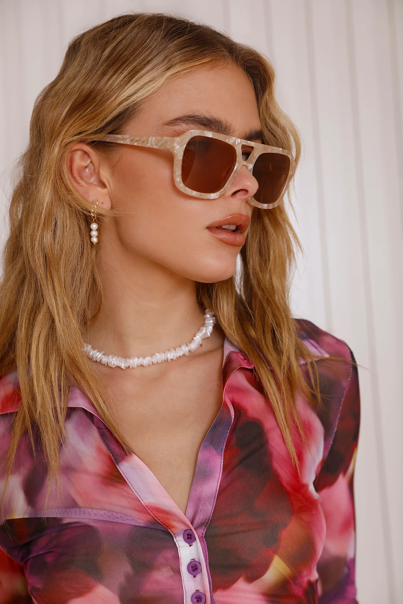 BANBÉ The Lais Sunglasses Pearl Tort Caramel - Image 2