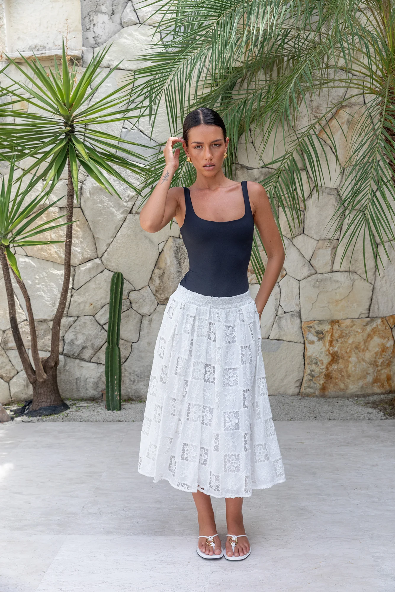 BASE Everyday Staple Singlet Top Black - Image 3