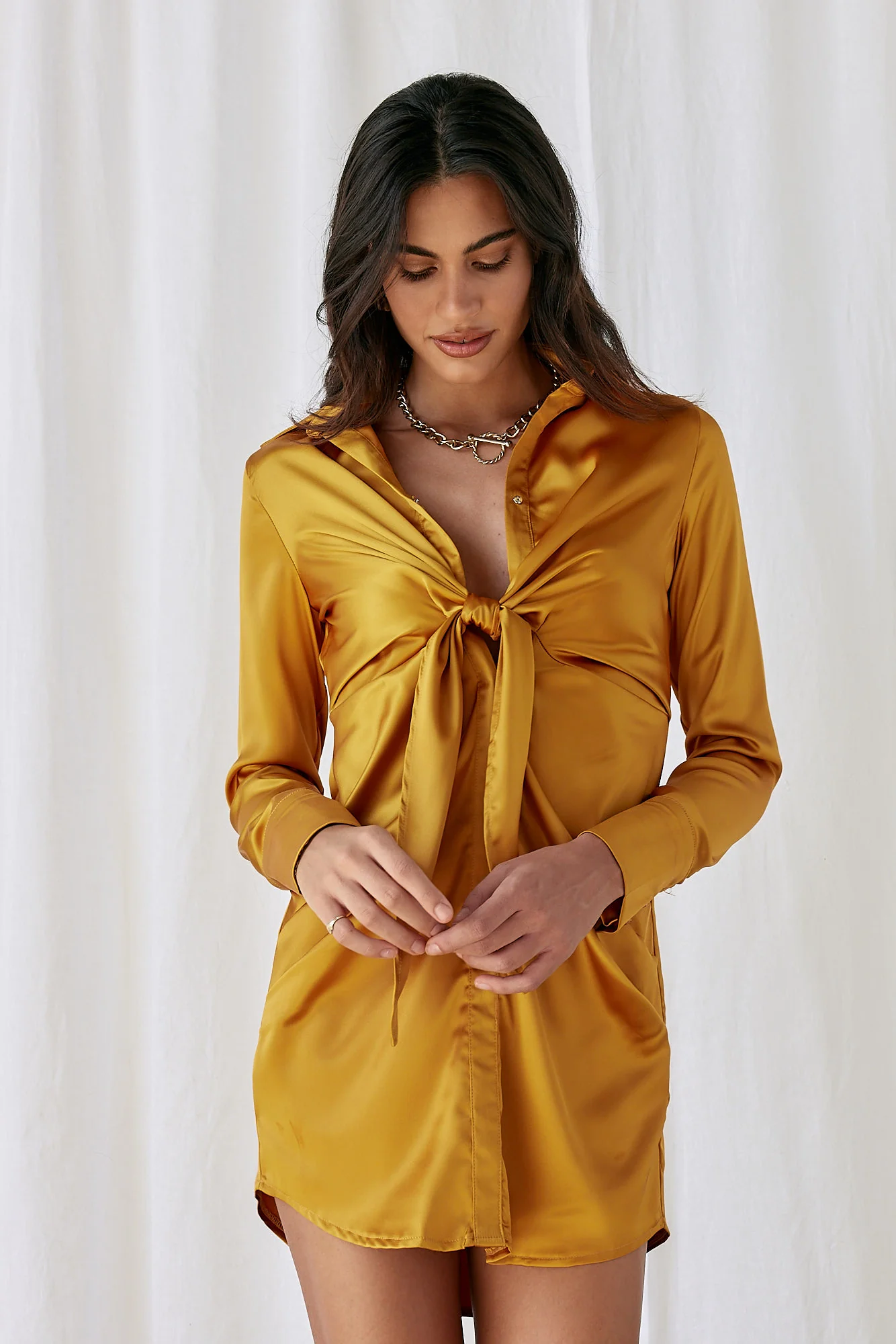 Be My Thriller Dress Yellow - Image 4