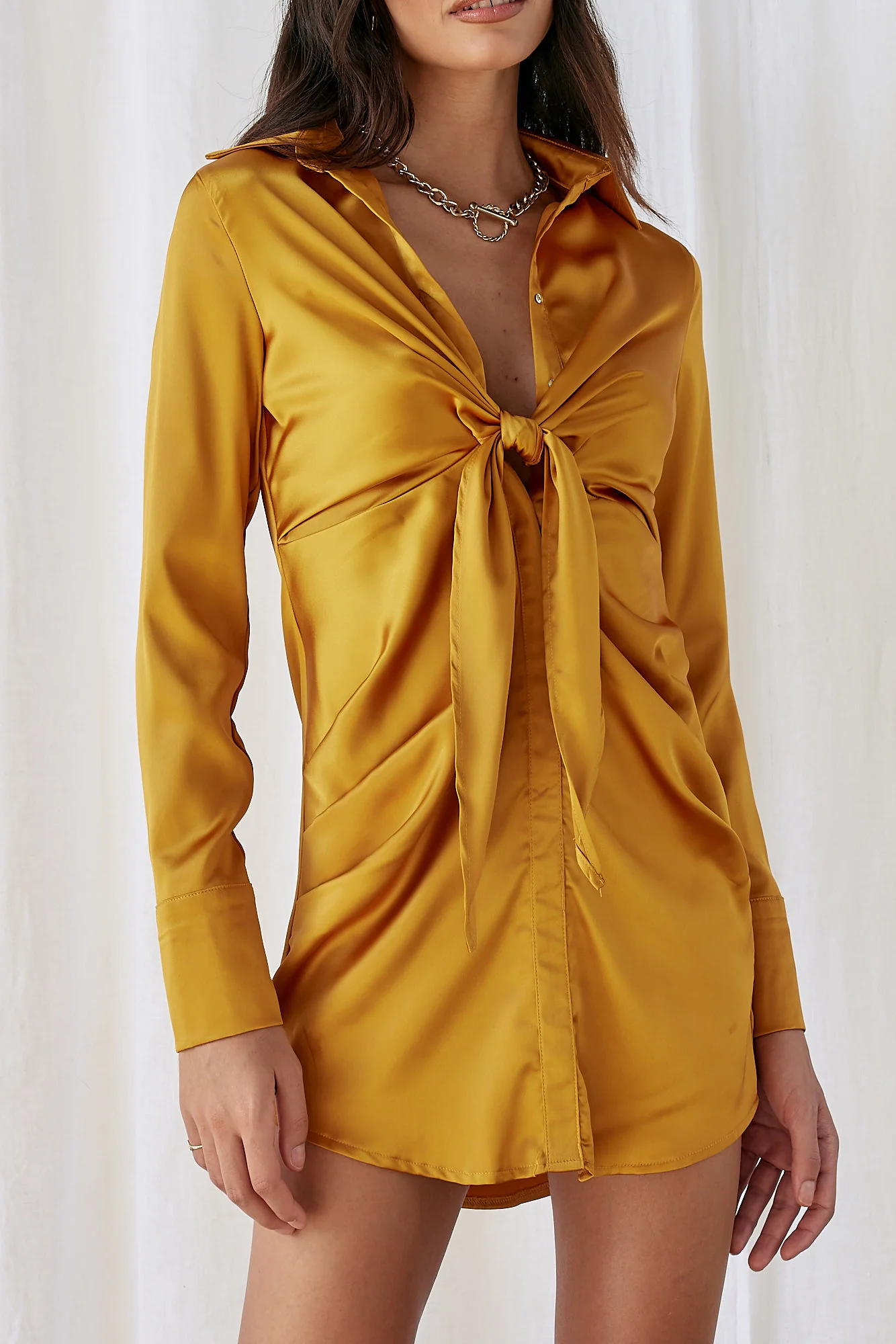 Be My Thriller Dress Yellow - Image 5