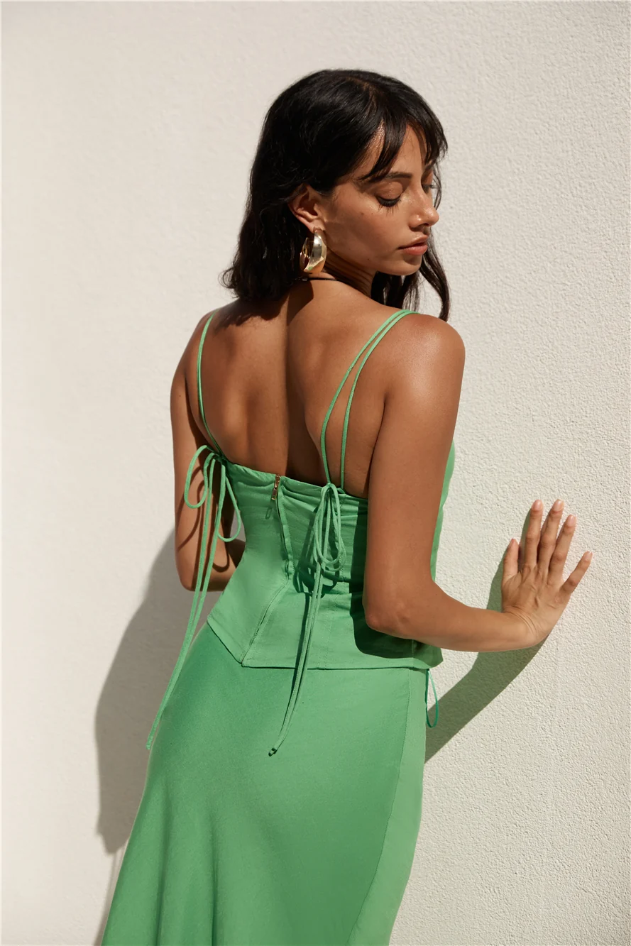 Big Dreamer Linen Set Green - Image 10