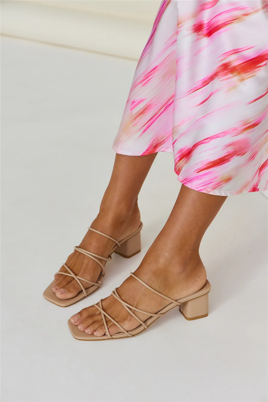 BILLINI Hessa Heels Nude Lizard - Image 2