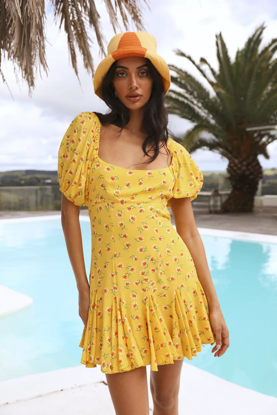 Bloom After Dawn Dress Yellow - Image 4