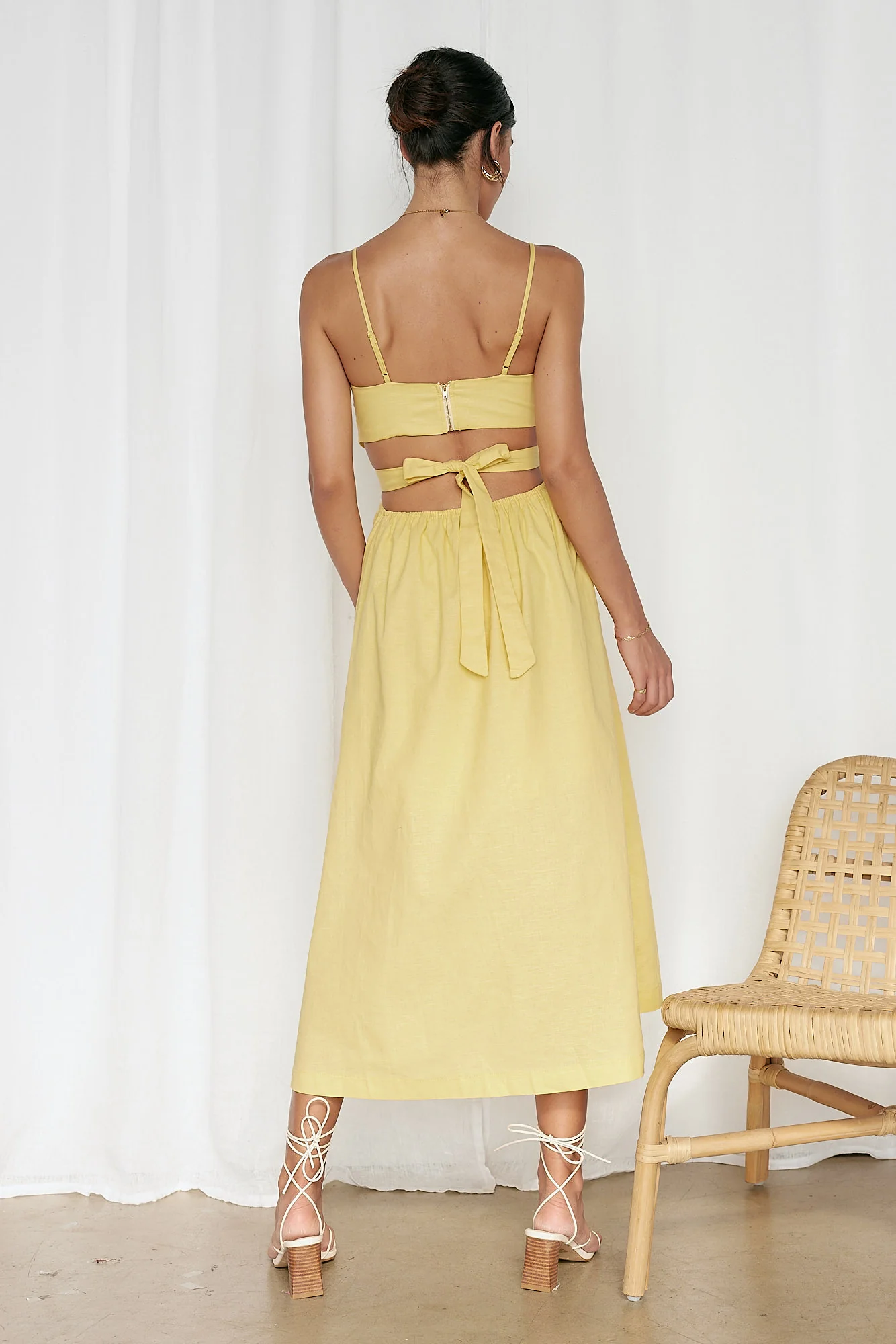 Bon Voyage Maxi Dress Yellow - Image 7
