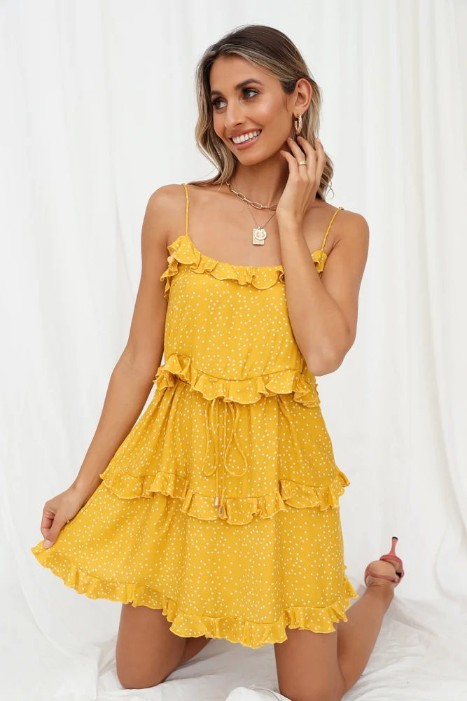 Bouldercrest Dress Mustard - Image 4