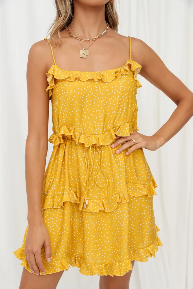 Bouldercrest Dress Mustard - Image 7