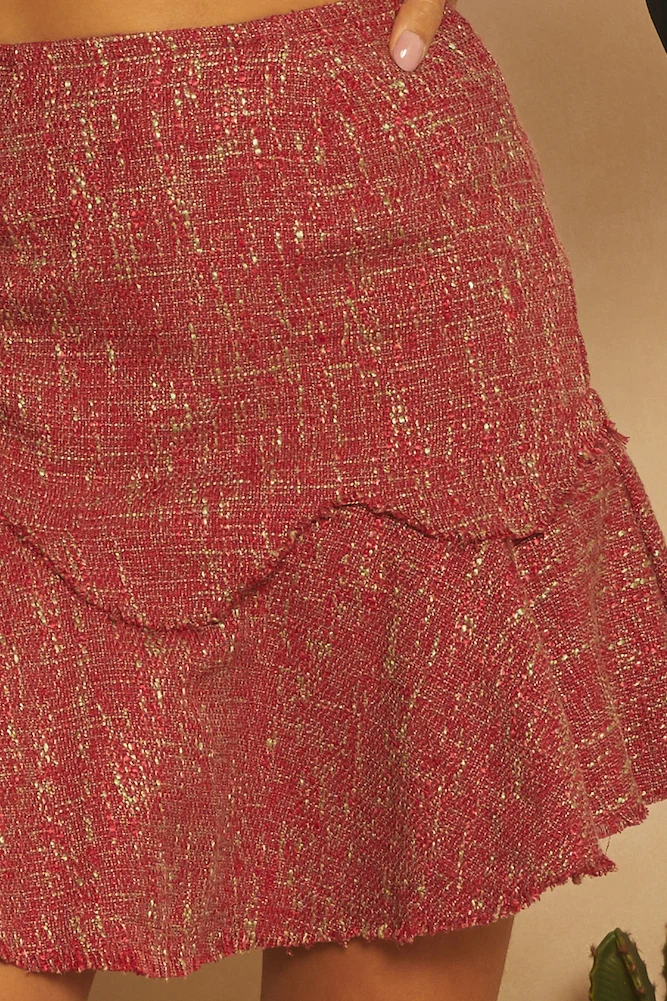 Break The Spell Skirt Wine - Image 8