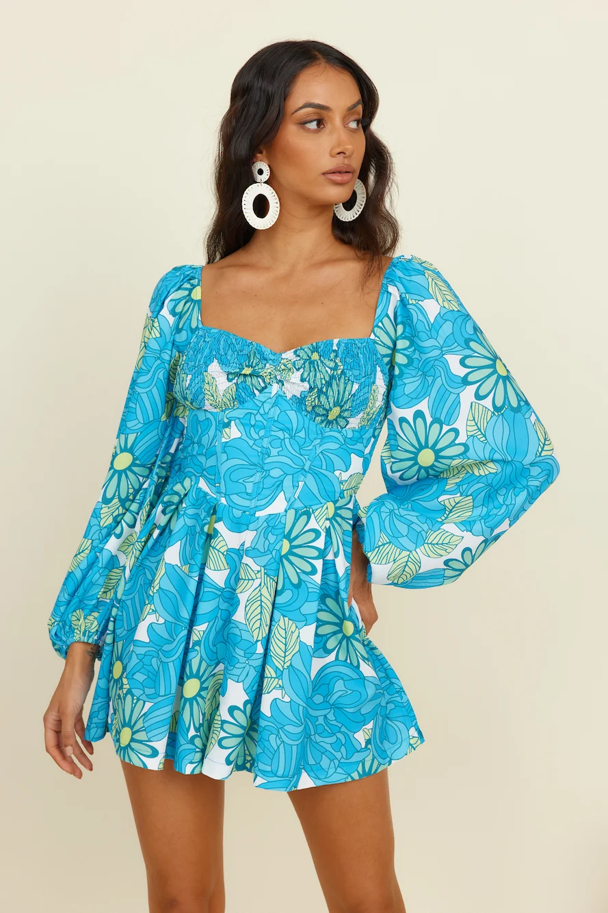 Calm Me Down Romper Blue - Image 2