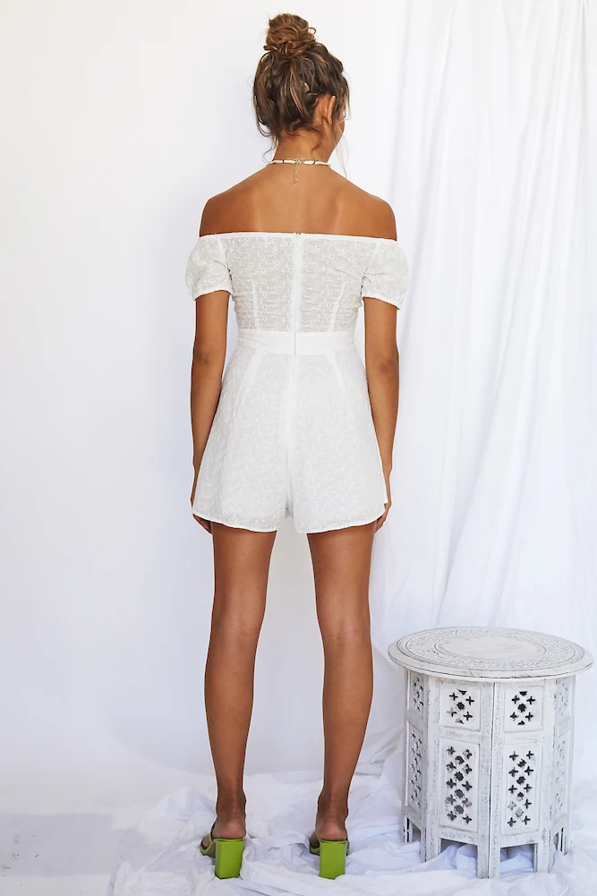 Capri Dream Playsuit White - Image 6