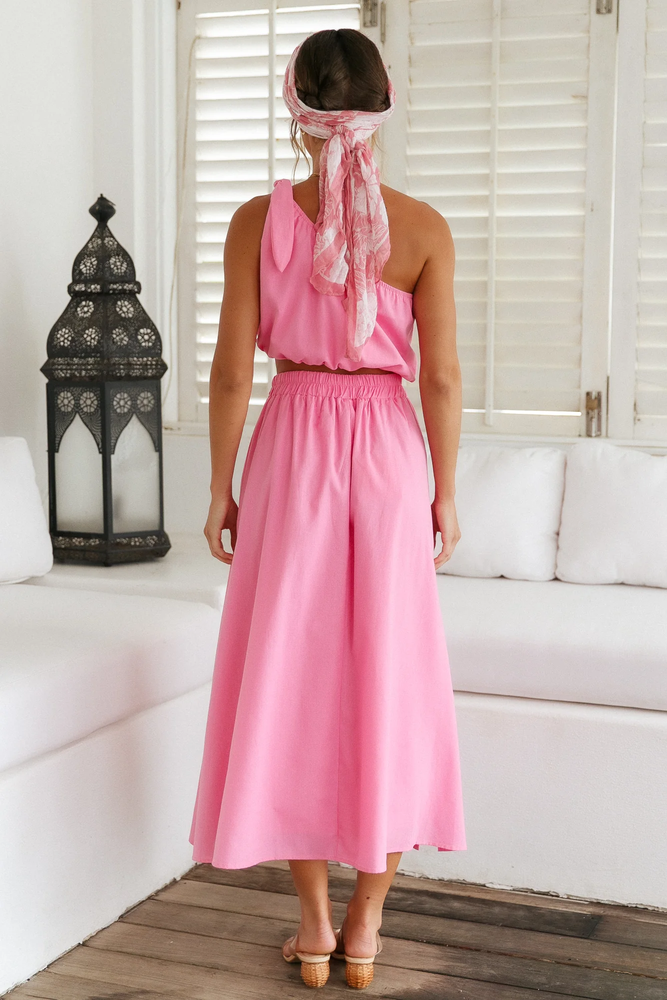 Carpe Diem Maxi Skirt Pink - Image 6