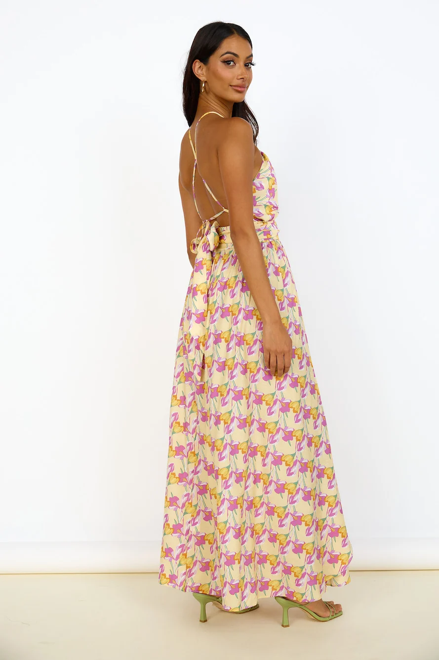 Celestial Dreams Maxi Dress Floral - Image 5