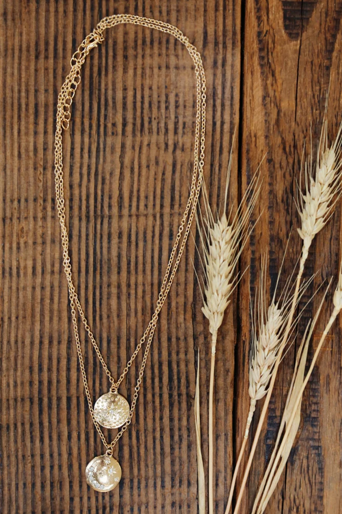 Celestial Necklace Gold - Image 3
