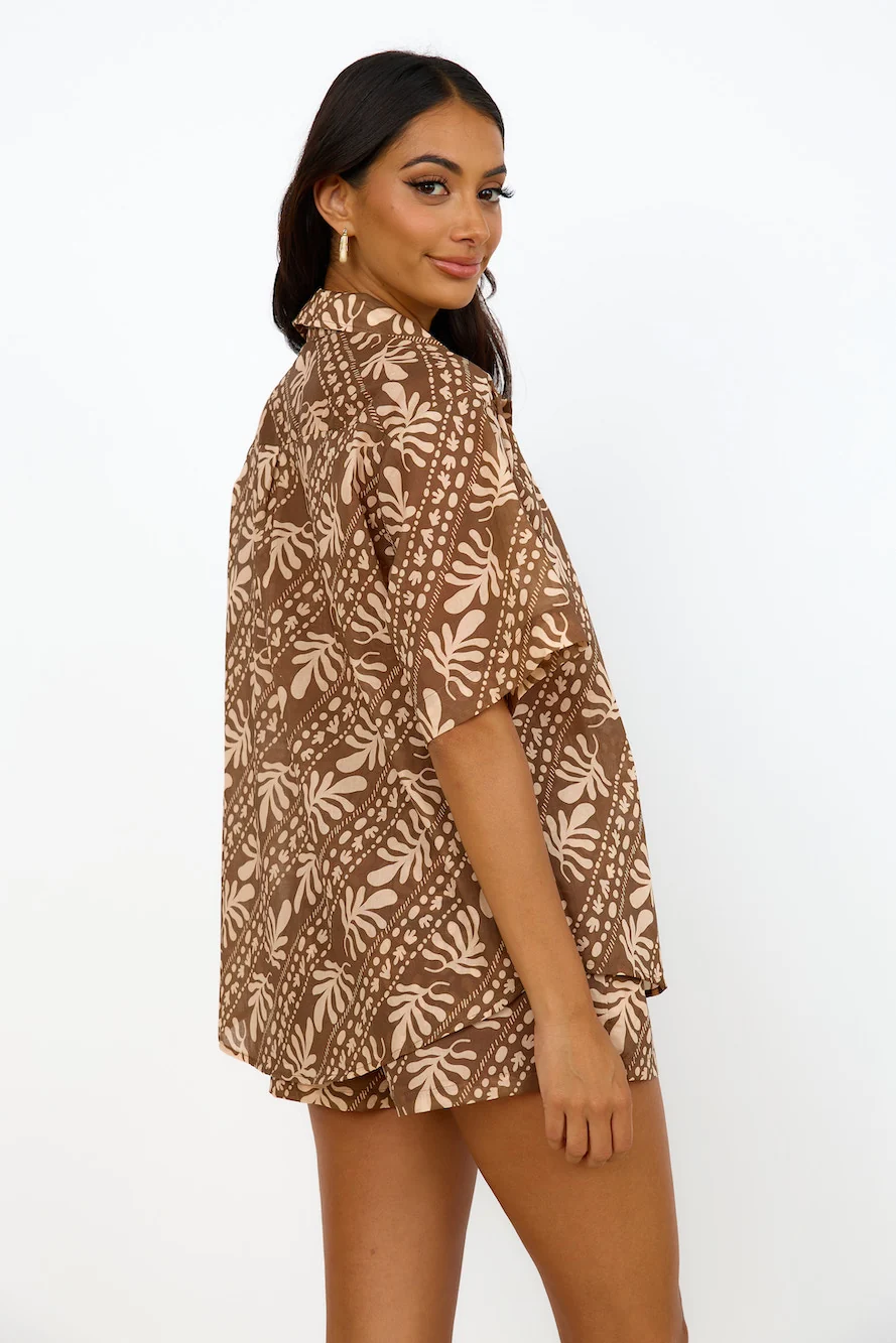CHARLIE HOLIDAY Cape Shirt Coral - Image 10