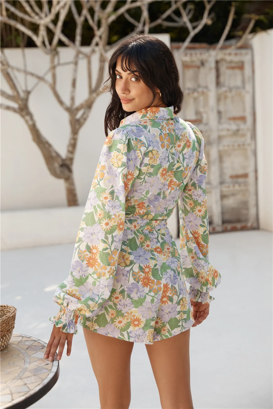 CHARLIE HOLIDAY Gisele Romper Spring Time Floral  - Image 9