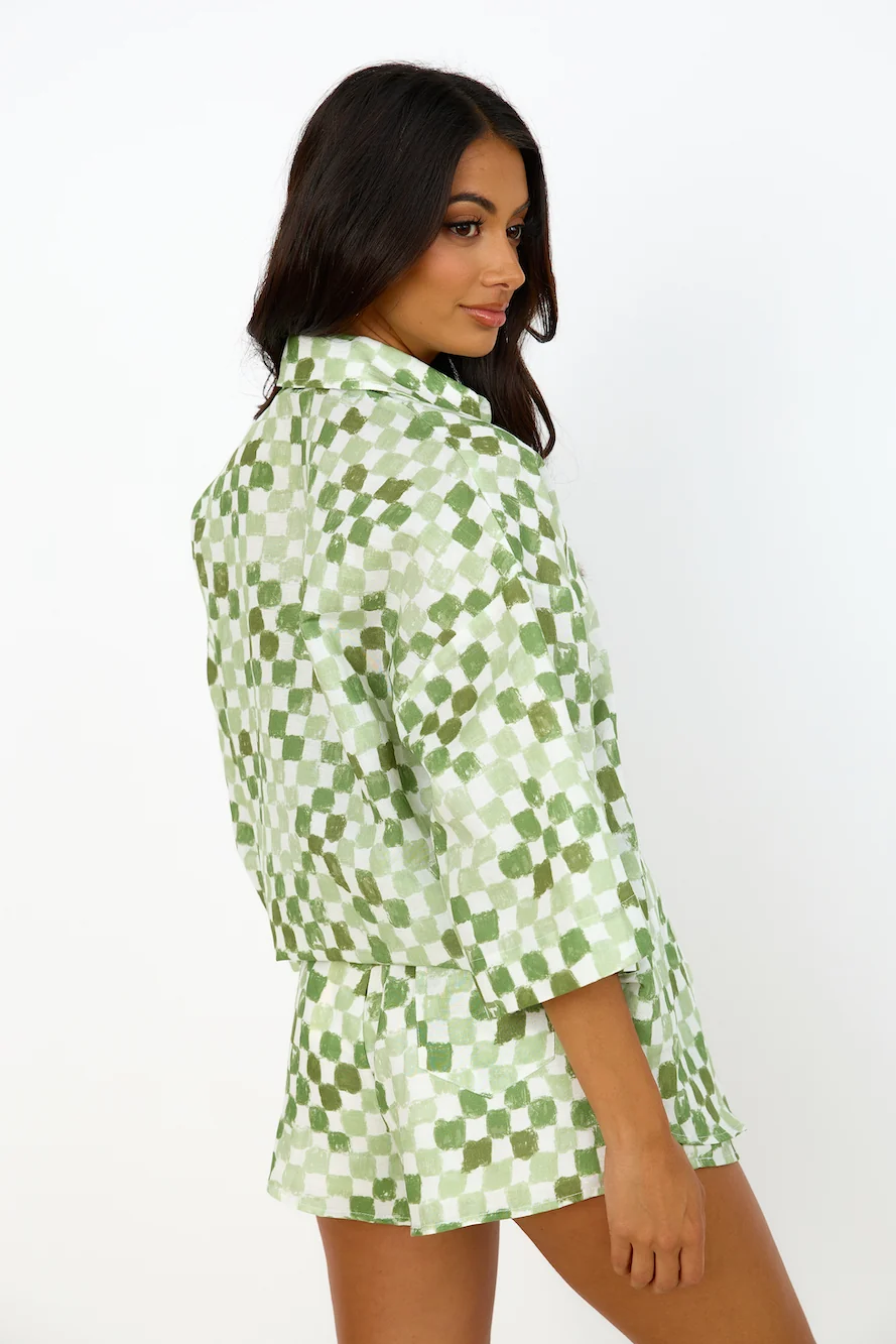 CHARLIE HOLIDAY Harlow Shirt Checkerboard - Image 10