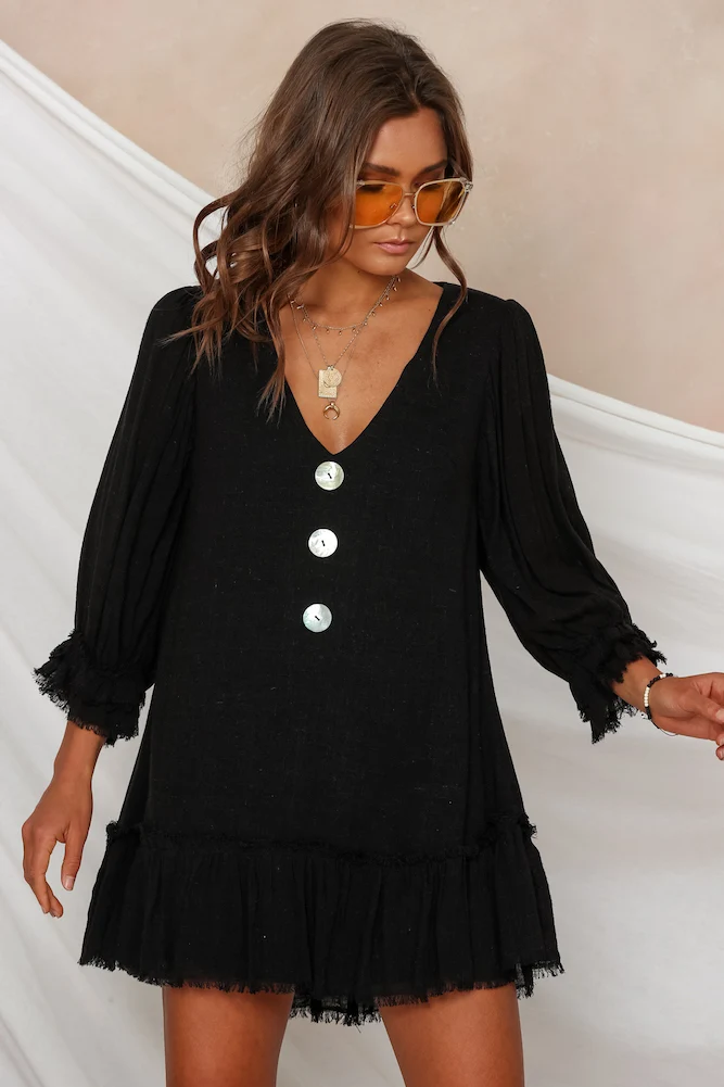 Chaumon Dress Black - Image 4