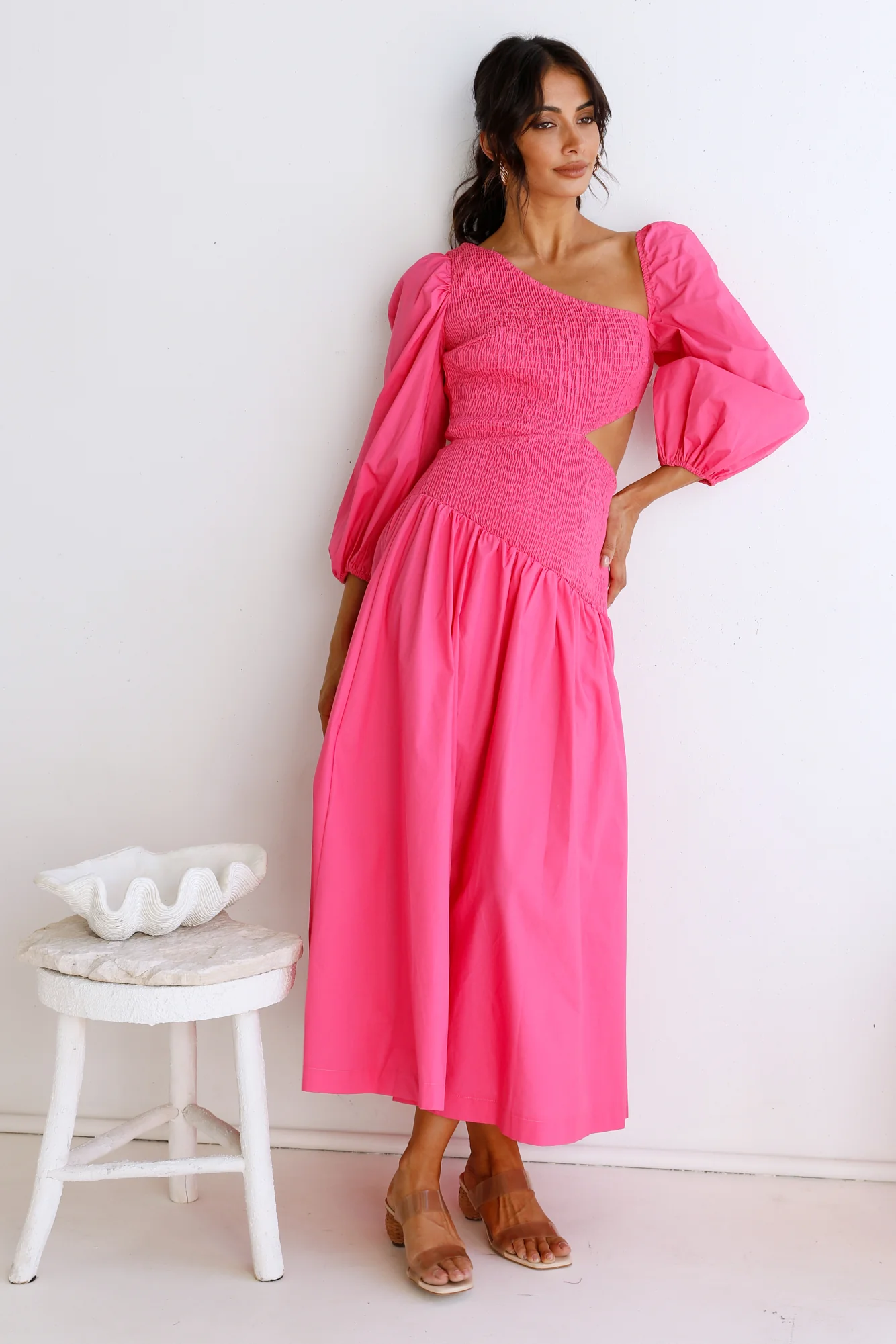 Cheery Maxi Dress Pink - Image 4