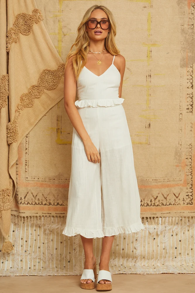Clairmeade Jumpsuit White - Image 3