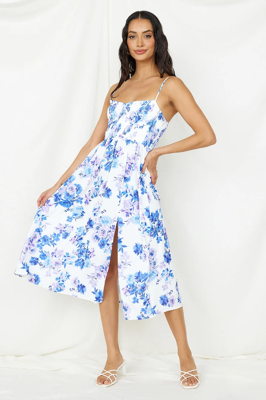 Coastal Living Midi Dress White - Image 4