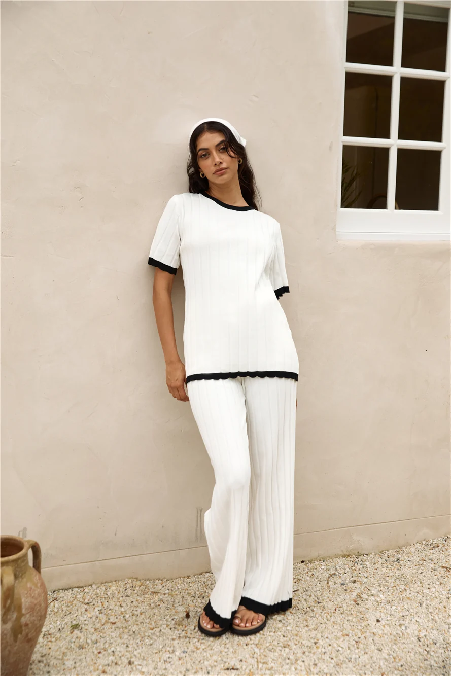 Colder Days Knit Top White - Image 3