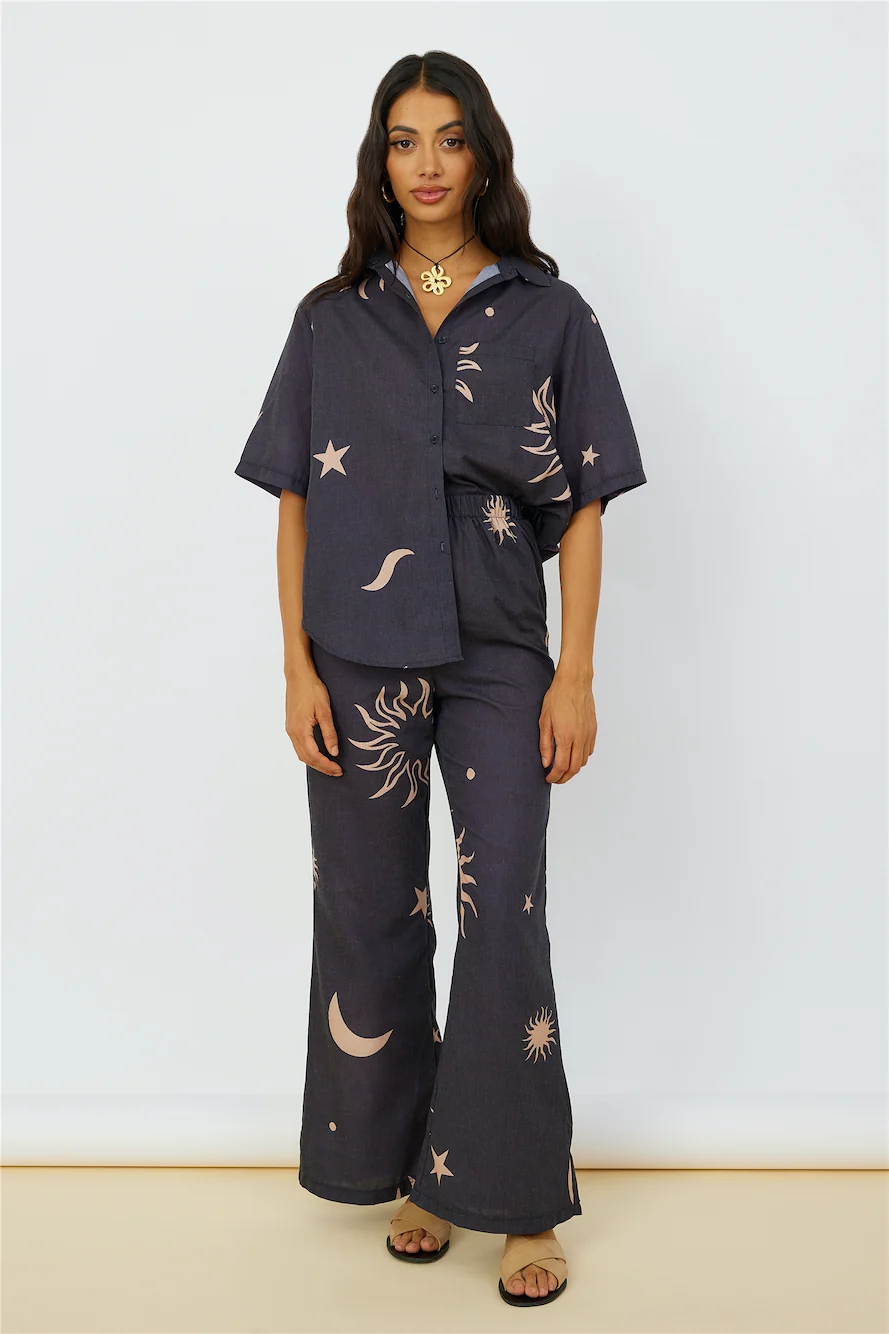 Constellations In The Sky Pants Black - Image 2