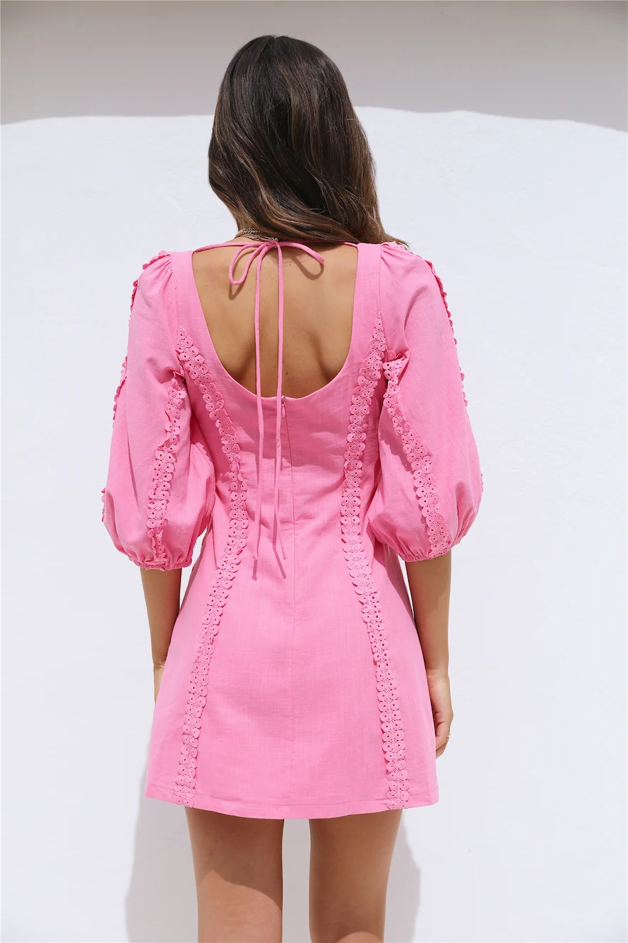 Crashing Into You Dress Pink - Image 3