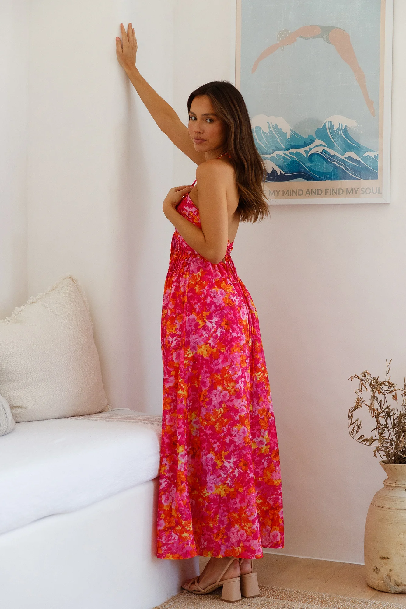 Cross My Heart Maxi Dress Pink - Image 6