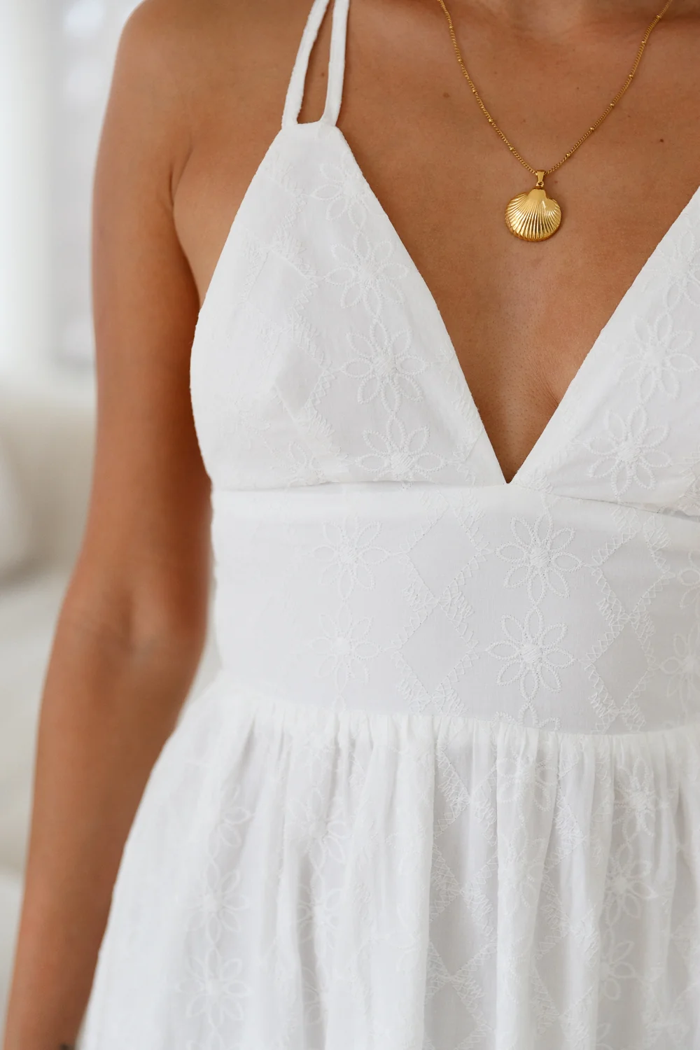 Crystal Clarity Maxi Dress White - Image 7