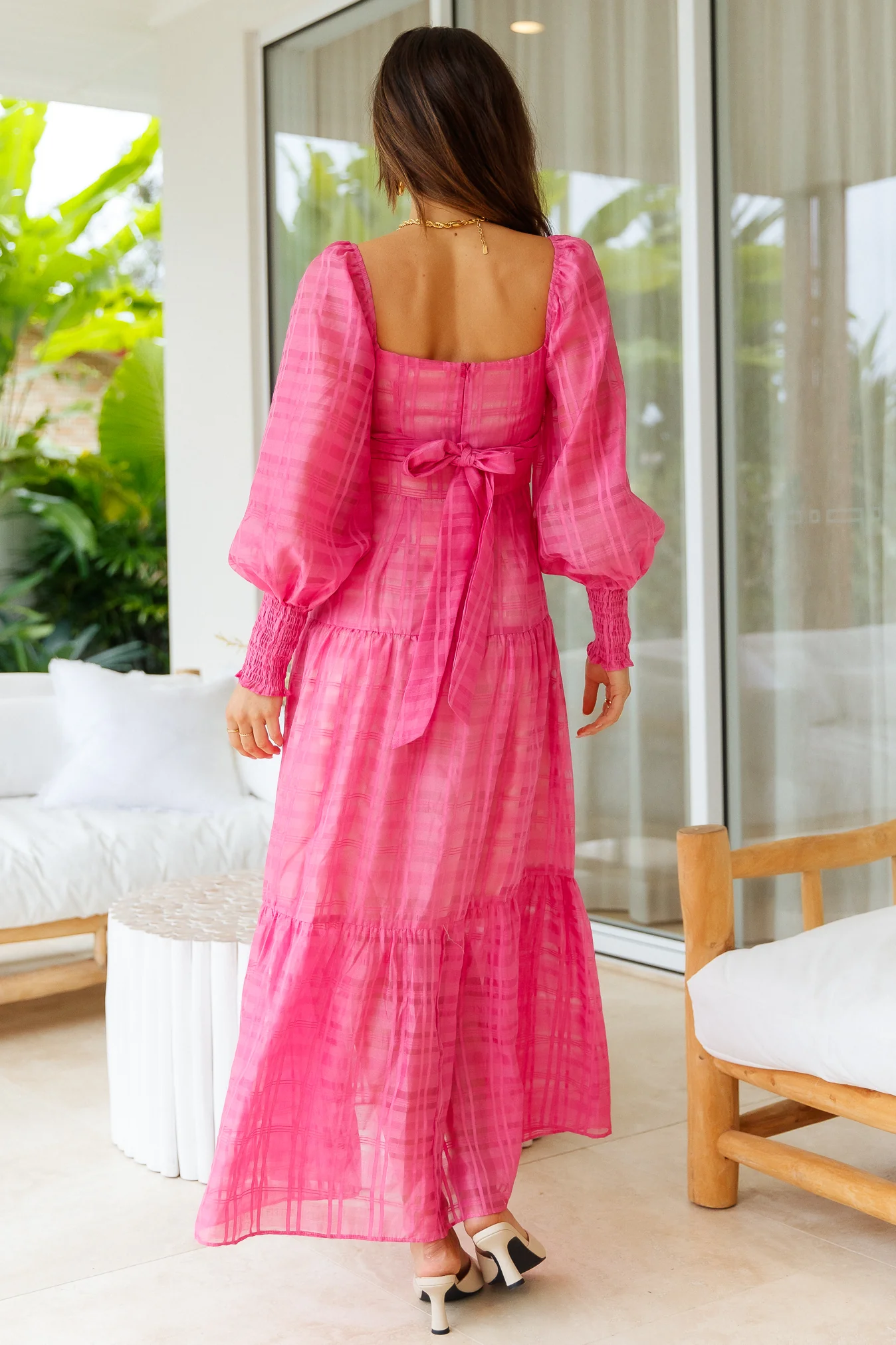 Dance And Forget Maxi Dress Pink - Image 8