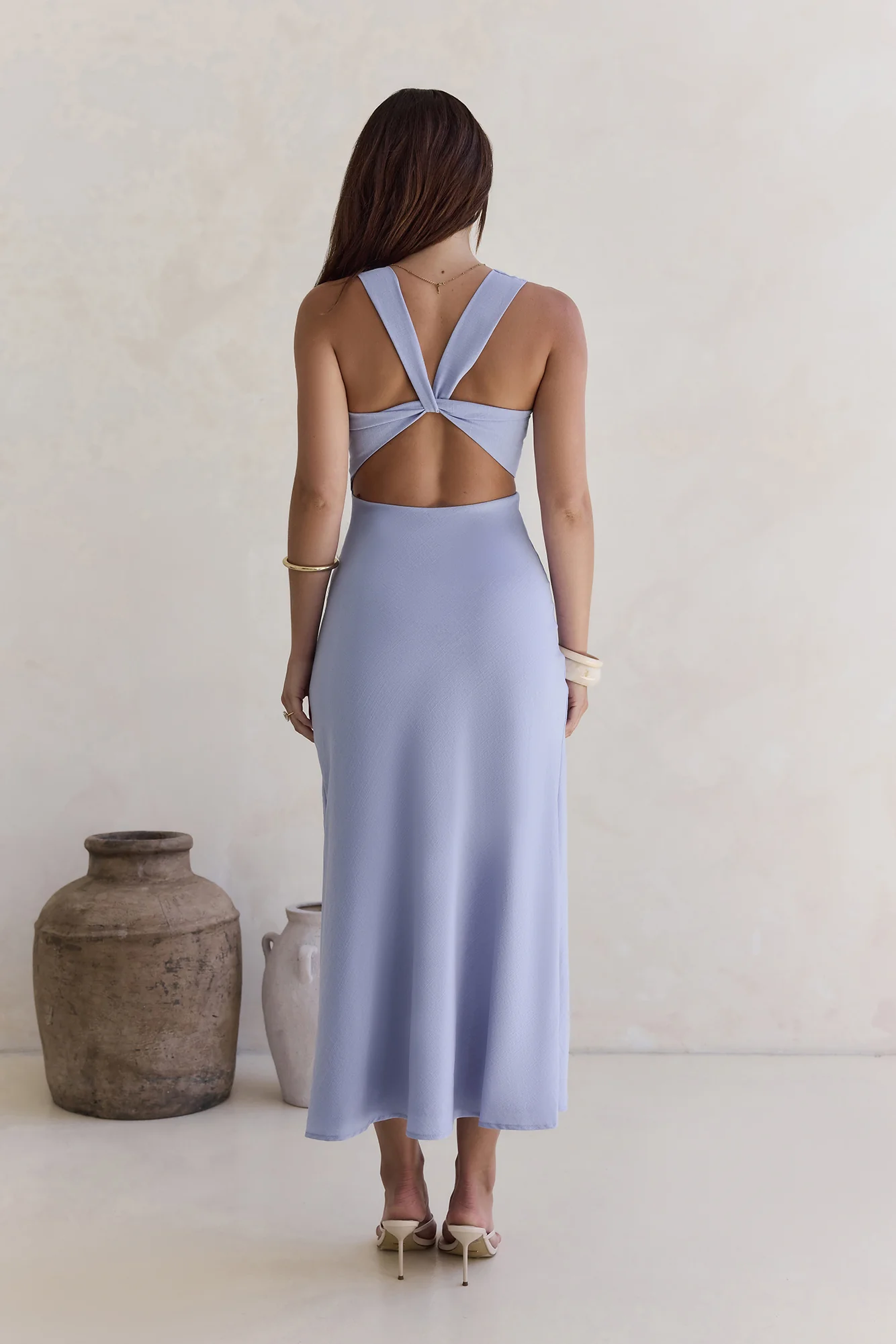 Dancing Till Dark Maxi Dress Blue - Image 2