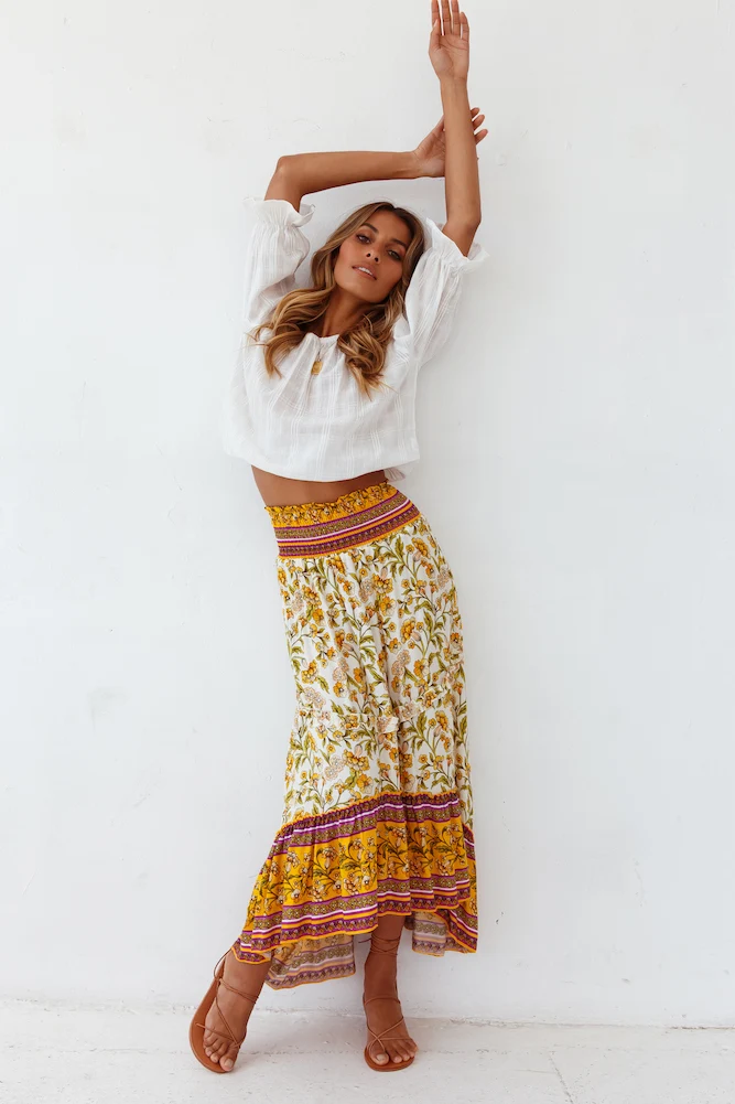 Dandelion Wishes Maxi Skirt - Image 4